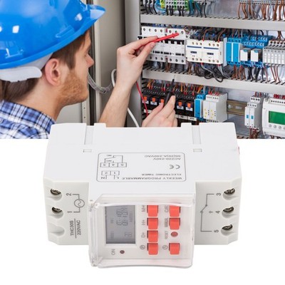 Digital Timer Switch 1 Second Timing 168 Hour 20 On Off LCD Timer Switch