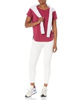 Fitness-T-Shirt Damen Xl Rundhals Rubinrot Amazon Essentials ÜBergrößE