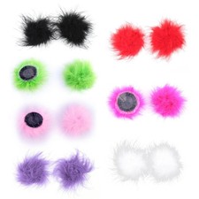 Feather Nipple Cover Pasties Lingerie Carnivals Raves Party Reusable Sticky Bra