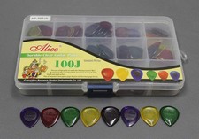 100pcs AP-100JS Small Size Durable Jazz Music Clear Guitar Picks Pick Plectru...