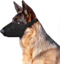 Dog Muzzle for Lar Dogs Soft Mesh Nylon Qui Fit Dog Muzzle