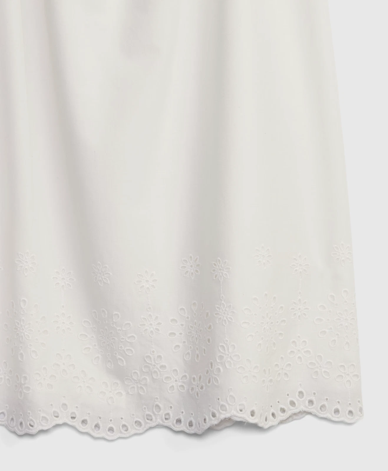 OFF WHITE Abito nuovo con etichette Gap per bambini con maniche a occhiello puff bianco nuovo con etichette taglia XL (12)