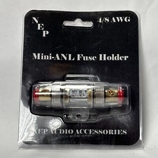 NEP Audio In Line 4 8 Gauge Mini ANL Fuse Holder