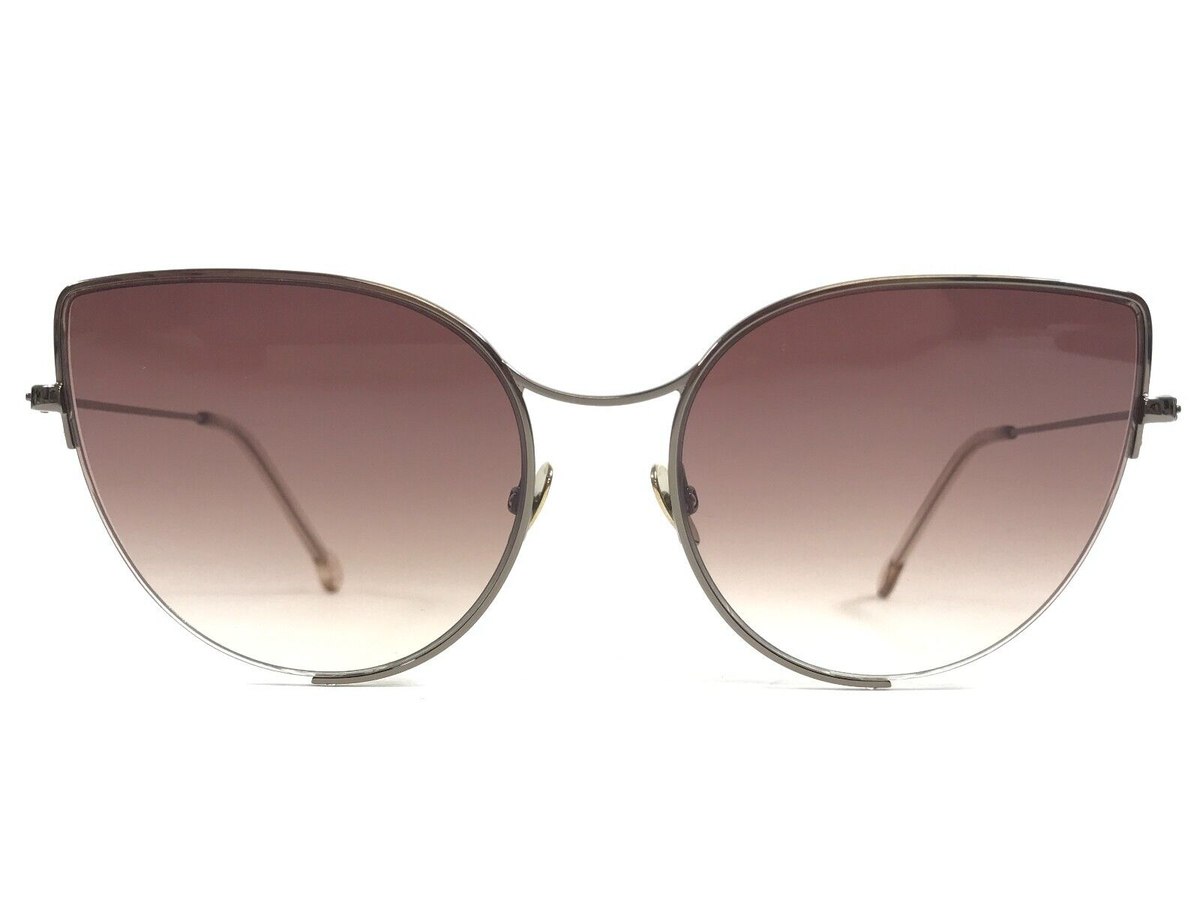 Nathalie Blanc Sunglasses ALEXANDRA 622 Brown Gray Cat Eye  display picture 1