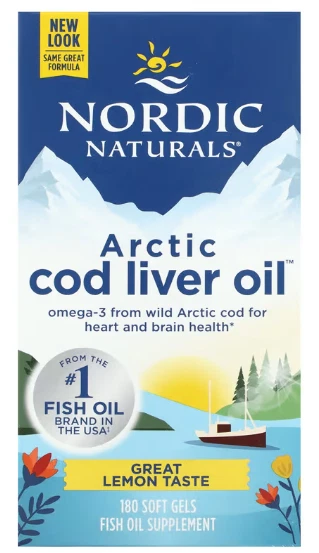 Nordic Naturals, Arctic Cod Liver Oil, 750mg Omega-3, Zitrone, 180 Weichkapseln - Bild 2 von 3