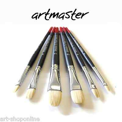 Artmaster Profi Qualität Ölgemälde Pinsel Filbert Größen