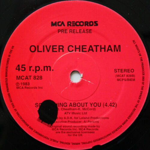 Oliver Cheatham - Get Down Saturday Night (12", Promo, RE) (Very Good Plus (VG+) - Picture 2 of 2