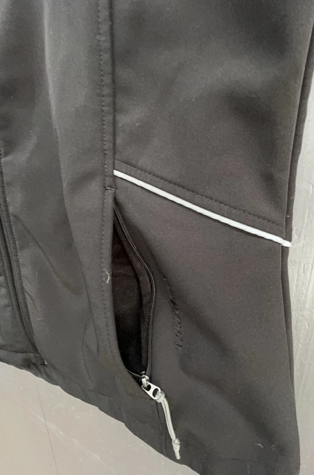 Black Diamond Vest Men L Black Full Zip Softshell Stretch Ski Hike Outdoor - Image 4 of 4