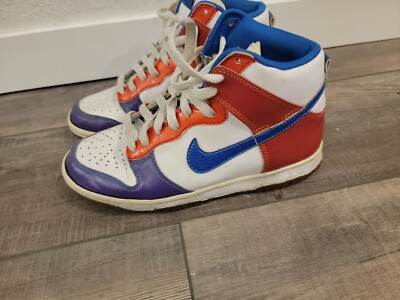 Nike Dunk Hi Multicolor sz 5Y 100% Authentic 318633-141 Vintage 2008