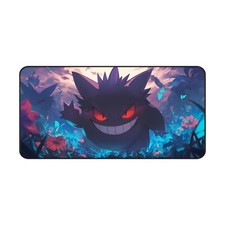 Pokemon Ghost Gengar Gaming Desk Mat Mouse Pad