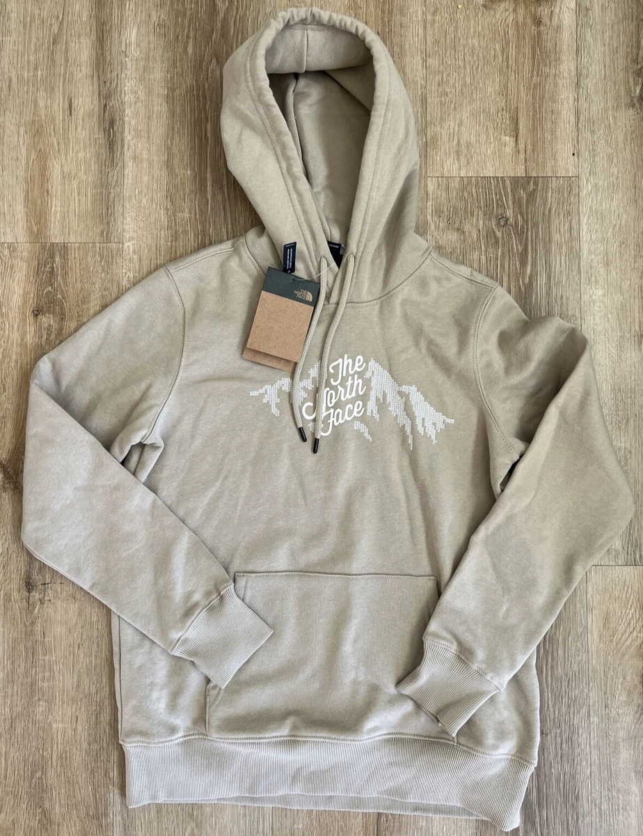 THE NORTH FACE WOMEN HOODIE Beige Sweatshirt size:SMALL NWT NEW #2420 | eBay