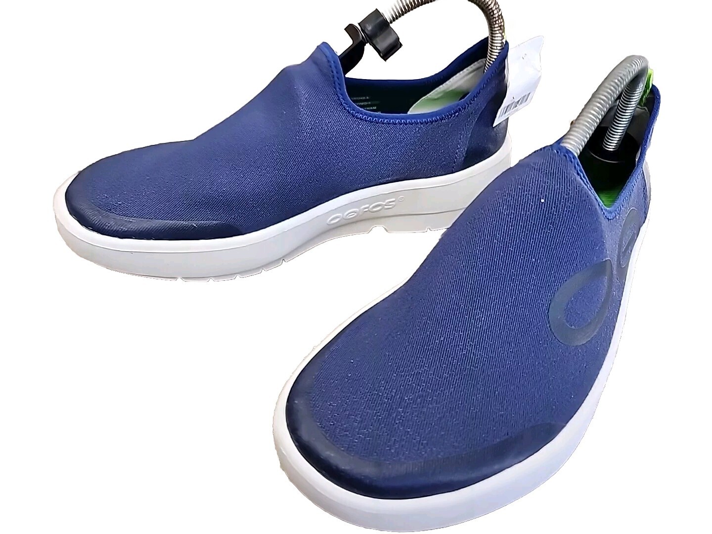 SAOLA Scarpe Oofos uomo 9 5 blu OOmg scarpe sportive basse $139 prezzo al pubblico