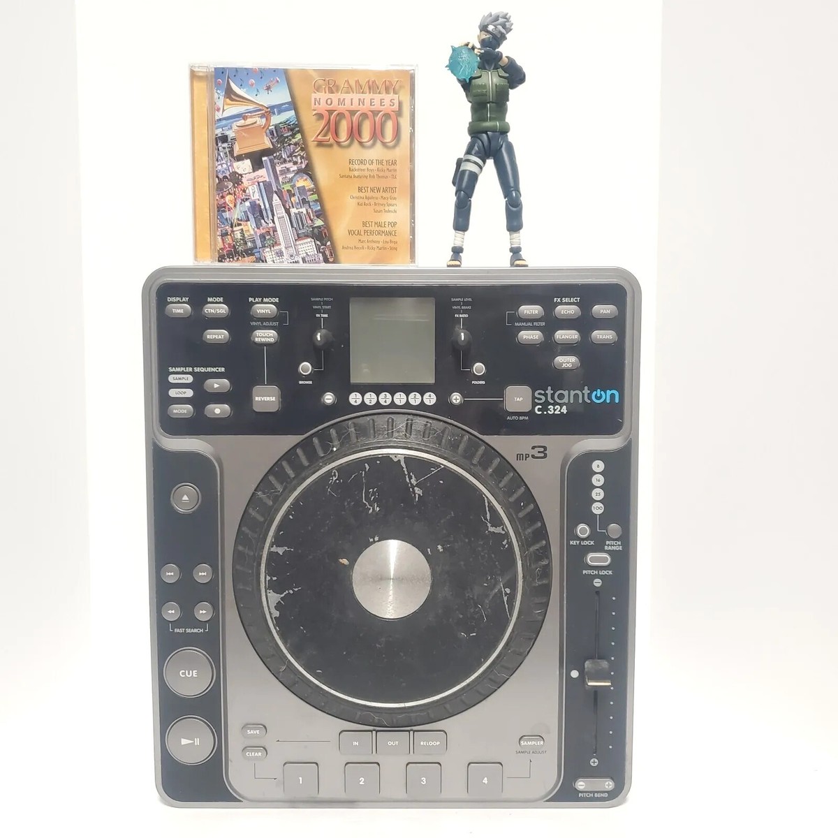 【訳あり】KORG　stanton　C324　中古 Stanton C.324 Tabletop DJ Turntable Mixer CD Player MP3 with