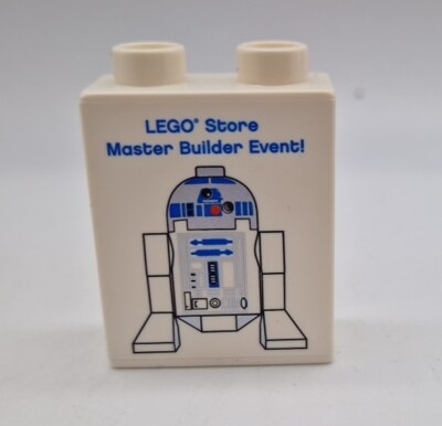LEGO STAR WARS DUPLO LEGO STORE EVENT MASTER BUILDER R2D2 Stein - 2010 - selten