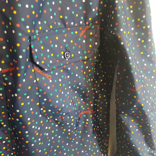 Obermeyer Vtg 70s 80s Spellout Nylon Ski Wind Shirt Jacket Shell Mens Small S - Picture 6 of 11