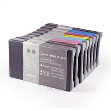 T6041- T6047 8*220ML/PC Pigment Compatible Ink Cartridge For Epson 7880 9880