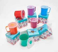 Decor Set of 6 Assorted Microwave Soup Mugs 17.5 oz