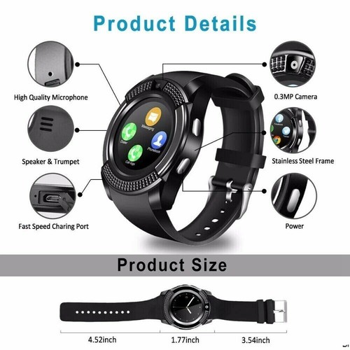 Fitness Smart Watch Band Sport Activity Tracker ADULT Kid Fitness STEPS COUNTER - Picture 7 of 12