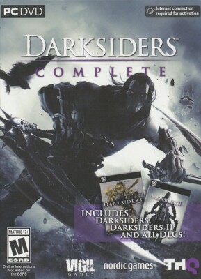 DARKSIDERS COMPLETE Dark Siders I + II + DLC Compilation Windows PC Game SEALED