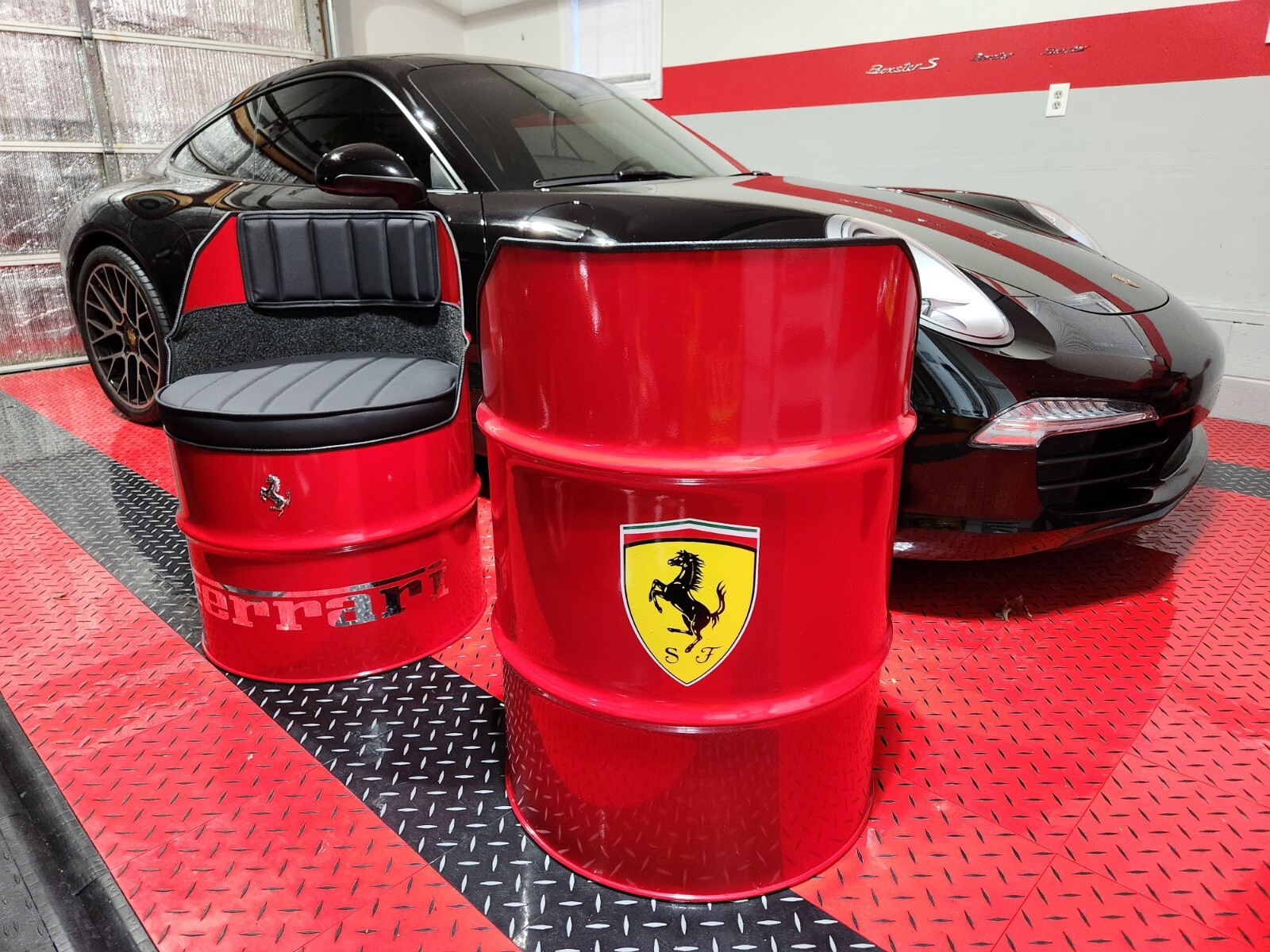 Ferrari Inspired Oil Barrel Chair/Seat 
