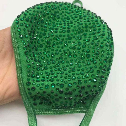 Rhinestone Face Mask Bling Crystal Mask Reusable Washable With Filter Pocket - Picture 15 of 24