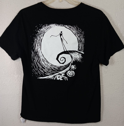 Nightmare Before Christmas Jack Skellington Double Sided T Shirt Sz L Old Navy - Picture 6 of 8