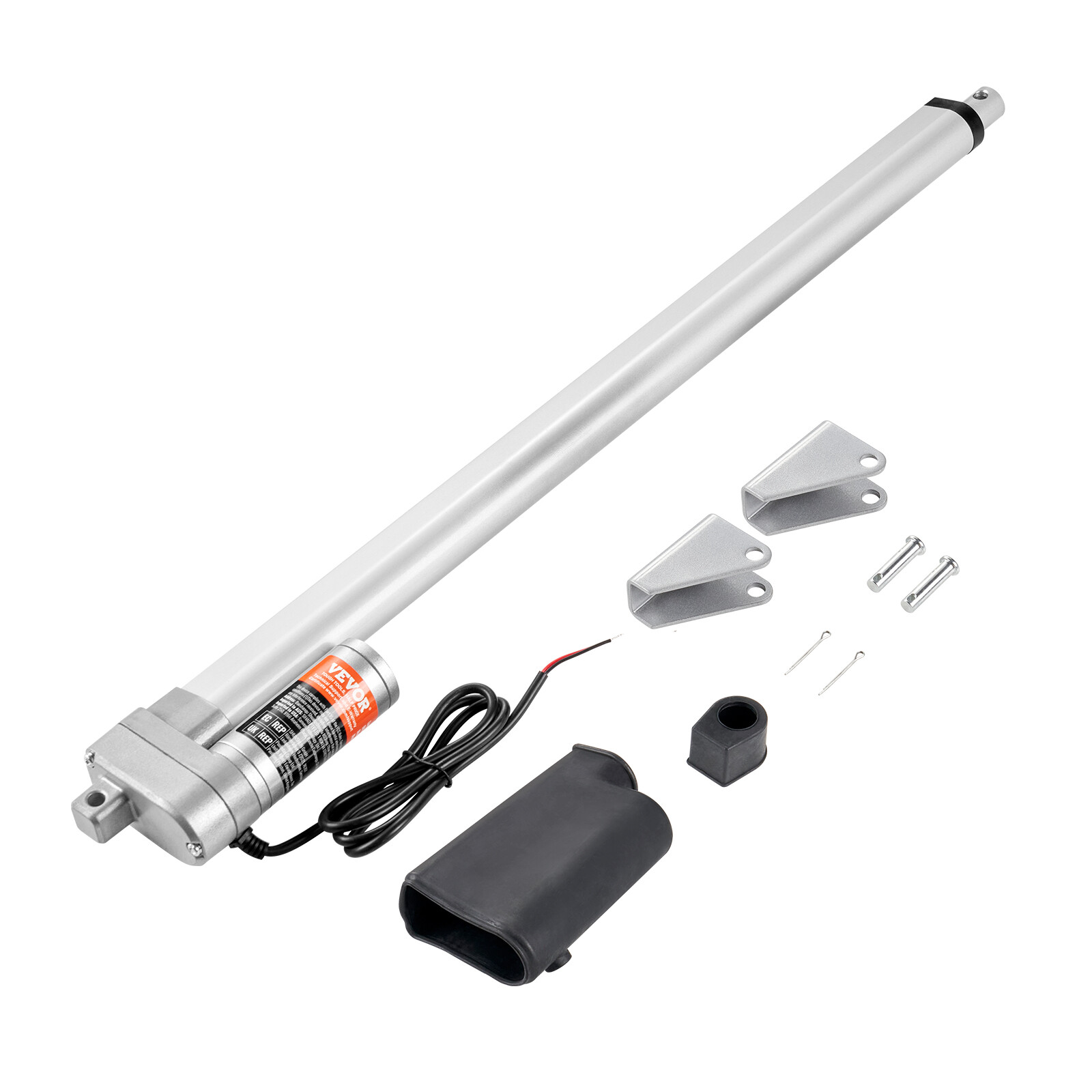 Actionneur electrique 12v 3000n etanche ip65 avec course de 500mm vevor