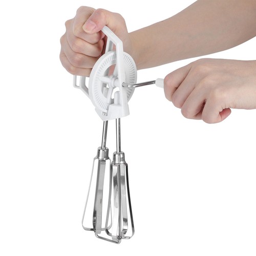 Egg Mixer Hand Crank Non-Slip. Stainless Steel For - Picture 4 of 7