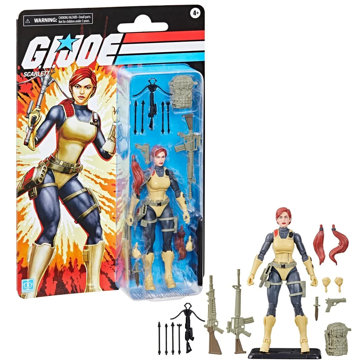 G.I. Joe Classified Retro Scarlett 6 inch Figure - New and in stock