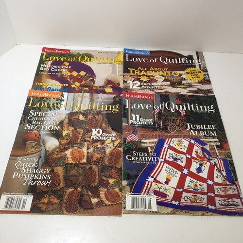 4 Aus Liebe zum Quiltmagazine Fons & Porter 2003-2004 - Bild 1 von 9