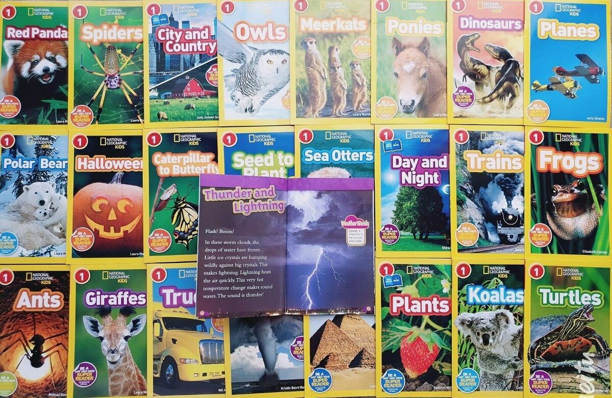 Learning Kids book National Geographic COMPLETE SET Learning Kids book National Geographic COMPLETE SET
