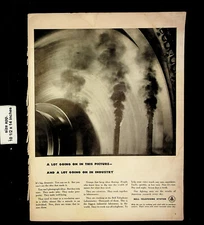 1943 Bell Telephone System Phone Industry Work Research Vintage Print Ad 24166