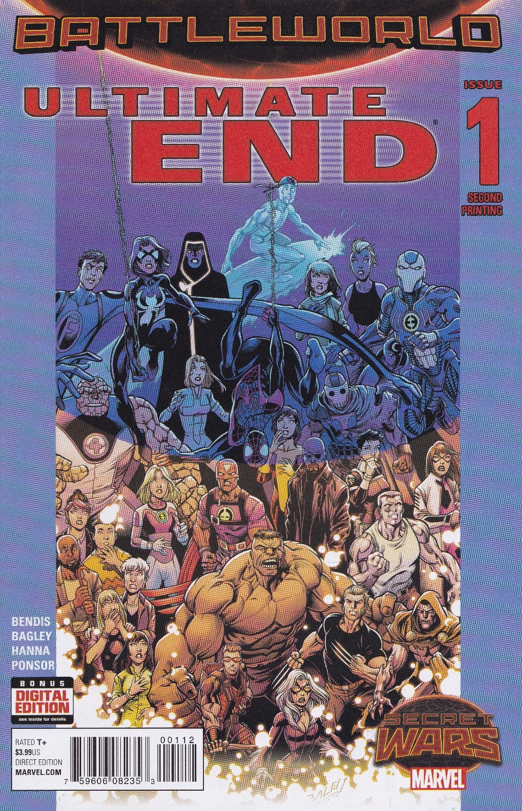 ULTIMATE END #1 - Secret Wars - Battleworld - 2nd Printing - Back Issue