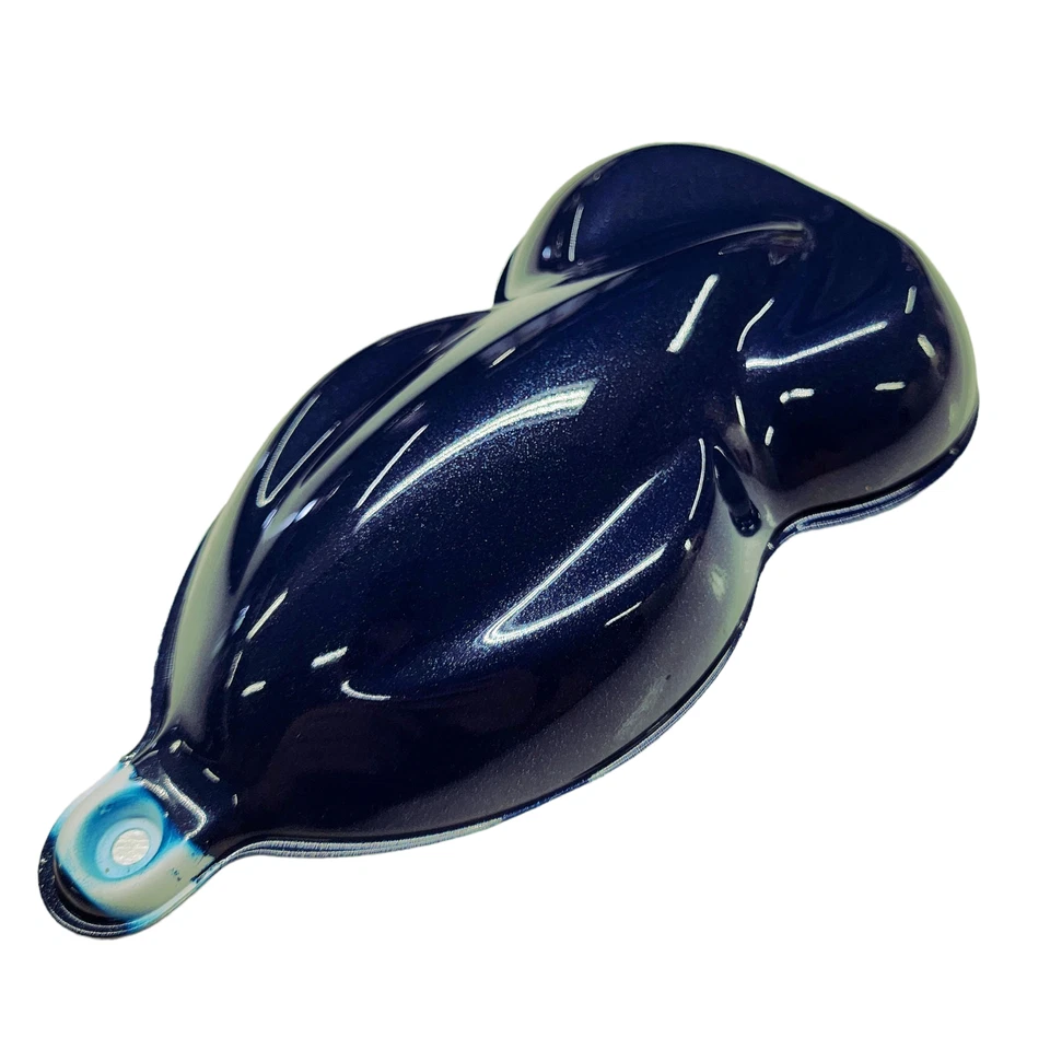 Kit de galones de pintura esmaltada acrílica de una sola etapa 9400 alto brillo azul oscuro perla met Foto 2 de 4