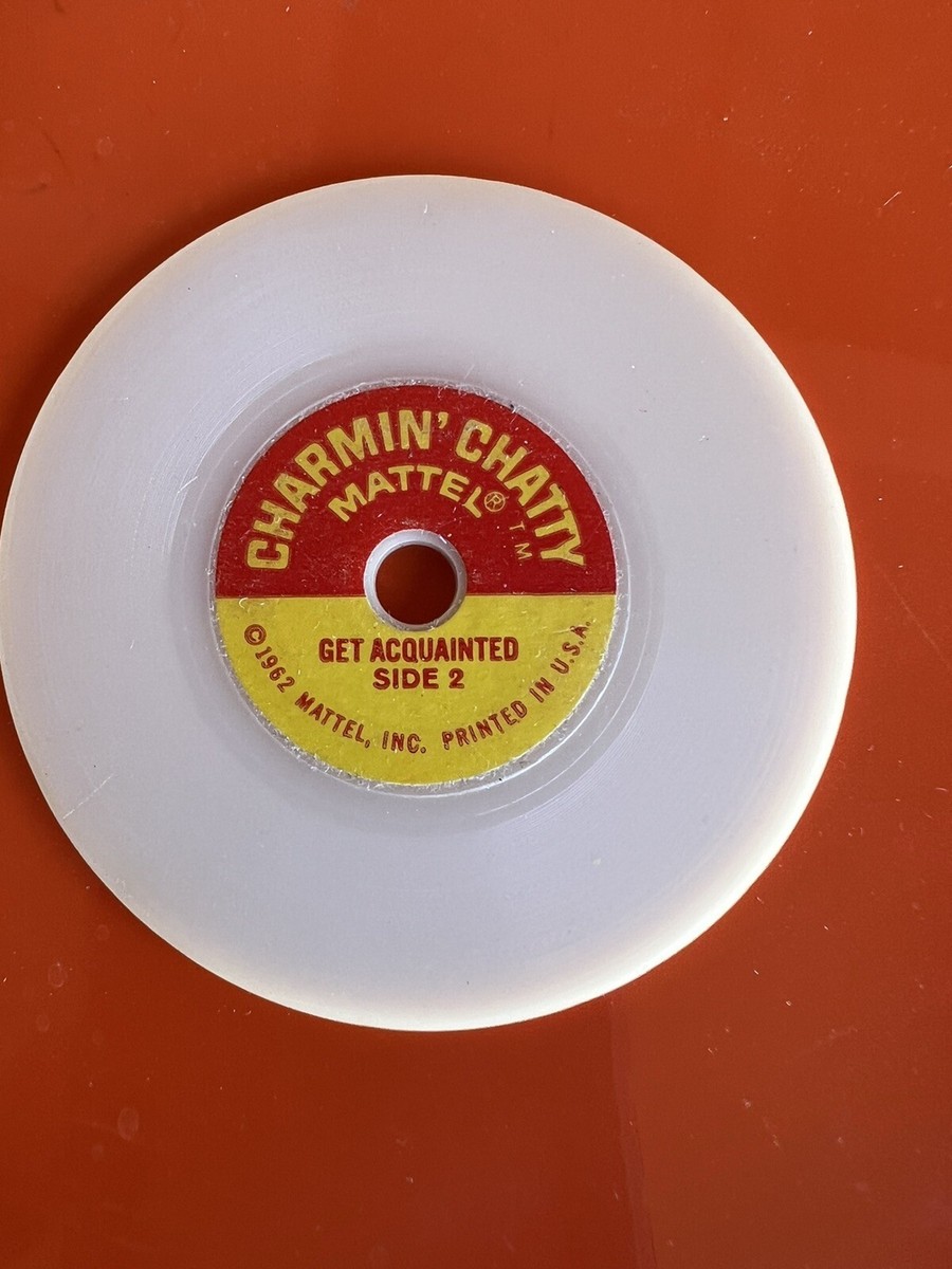 CHARMIN CHATTY “ GET ACQUAINTED “ Side 1 & 2 Disc Mattel 1962 | eBay