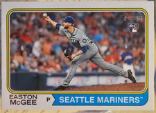 2023 Topps Heritage Easton McGee RC #178 Seattle Mariners lot of 2 cards