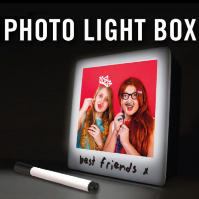 LED FOTORAHMEN LICHTBOX SCHREIBEN SIE EINE NACHRICHT LÖSCHBAR A7 GESCHENKSCHILD DEKORATION 