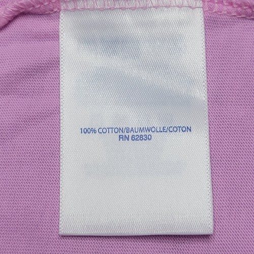 Lands End Supima Cotton Colorblocked Top 1X Plus Sz Pink Trendy Flowy Tee Shirt - Picture 9 of 10