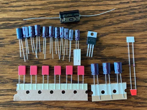 Technics SL-1200 Mk2 Speed Repair Kit Capacitors Turntable Rebuild Recap Set