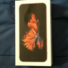 iPhone 6s Space Gray 32g EMPTY BOX w/package inserts NO PHONE OR ACCESSORIES e2