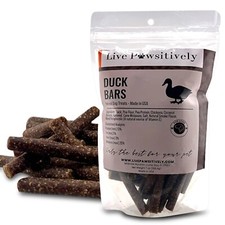Duck Bars, natural limited ingredient dog treat, made in USA, 7oz