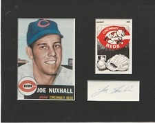 Cincinnati Reds Signed Photos Cards Postcards cereal boxes memorabilia  COA D22