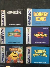 Game Boy Advance Instruction Booklets You Pick