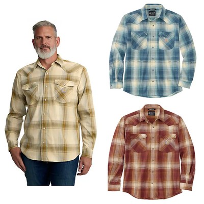 Carhartt - Montana -Relaxed Fit Lightweight Long-Sleeve Snap-Front Plaid Shirt