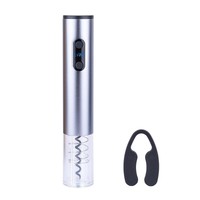 L Fine Electric Wine Opener With Removable Free Foil Cutter Silver L Fine Electric Wine Opener With Removable Free Foil Cutter Silver