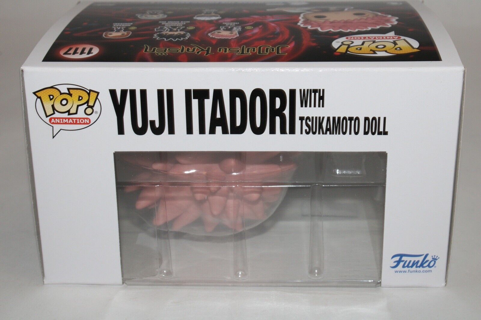 Funko Pop Animation Jujutsu Kaisen - Yuji Itadori with Tsukamoto Doll  (Special Edition Exclusive)