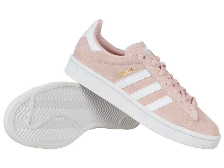 Adidas Campus Womens Pink Suede Sneakers Casual Shoes Sports Shoes | eBay
