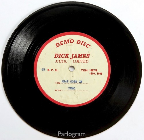 Beatles - What Goes On - 1963 John Lennon **DEMO ACETATE Unreleased & Unheard** - Picture 2 of 3