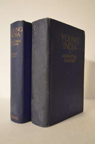 Young India Mahatma Gandhi 2 vol. Set HC - Foto 1 di 2