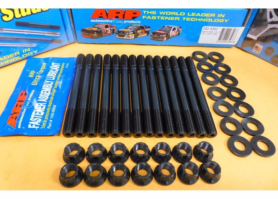 КОМПЛЕКТ ЗАКЛЕПОК ГОЛОВКИ ARP ДЛЯ 1992-1999 BMW 323 325 328 M3 M50 M52 S50 S52 E36 - Изображение 3 из 4